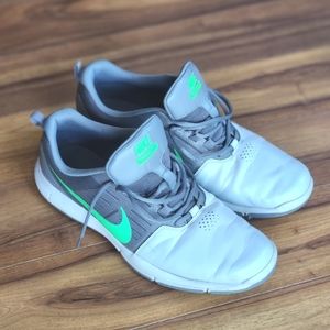 Nike Explorer CTRL golf shoes white, grey, green sz 13